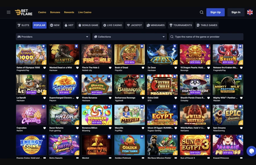Betflare casino no deposit